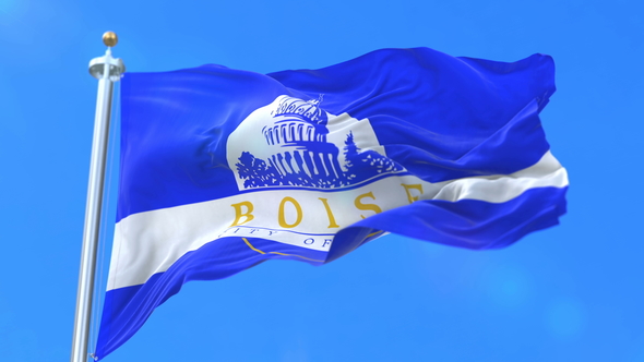 Flag of Boise City in United States of America