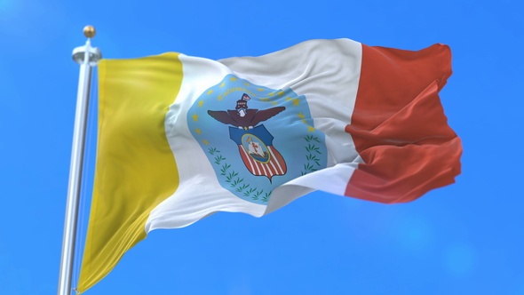 Flag of Columbus City of United States of America