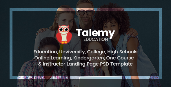 Talemy | Multipurpose Education PSD Template