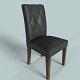 PBR Leather Chair Black - 3DOcean Item for Sale
