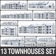 Townhouses Collection - 3DOcean Item for Sale