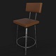 Chair PBR Metal - 3DOcean Item for Sale