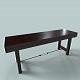 Chocolate Brown Rose Wood Bench - 3DOcean Item for Sale