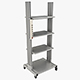 Mobile rack for electrical equipment 4 - 3DOcean Item for Sale