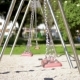 Empty Swings at Playground - VideoHive Item for Sale