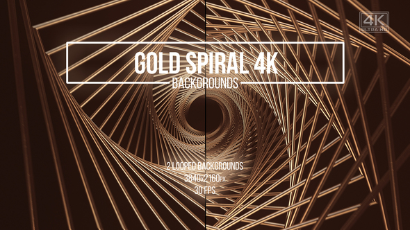 Gold Spiral Backgrounds