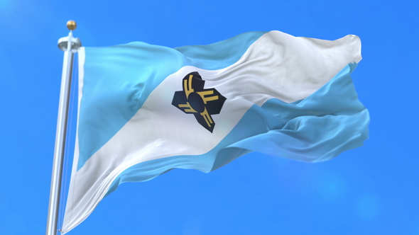 Flag of Madison City of Wisconsin in United States of America alt