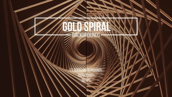 Gold Spiral Backgrounds