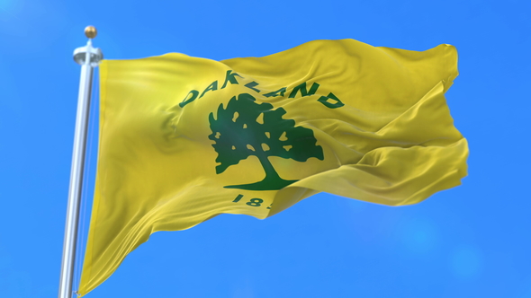 Flag of Oakland City of United States of America