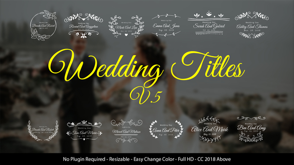 Wedding Titles alt