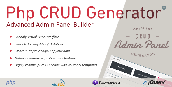 PHP CRUD Generator