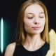 The Girl Is Biting a Banana - VideoHive Item for Sale