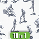 Low Poly Sport Pose PACK - 3DOcean Item for Sale