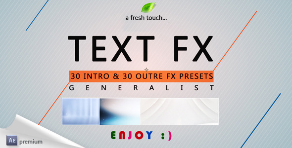 Text Fx Generalist