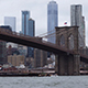 Brooklyn Bridge and the East River in New York City - VideoHive Item for Sale