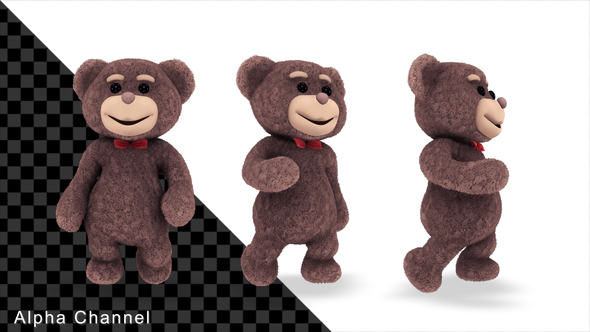 Teddy Bear Walking (3-Pack)