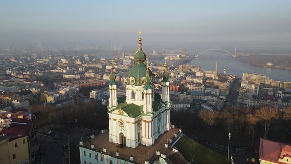 Aerial View From a Drone of St