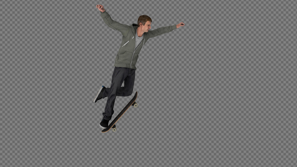 The Boy Skateboard Flip NoComply Up Sliding The Board  Pack 6 In1 alt