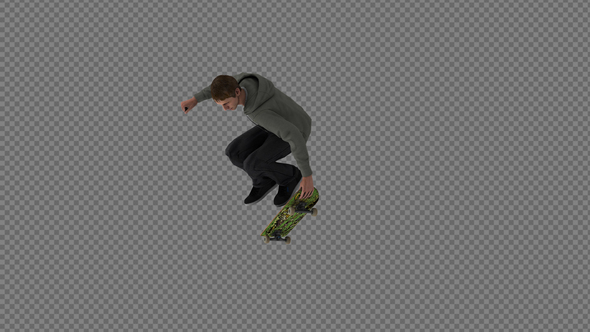 The Boy Skateboard Grab Airwalk in Loop Out Pack 9IN1 alt