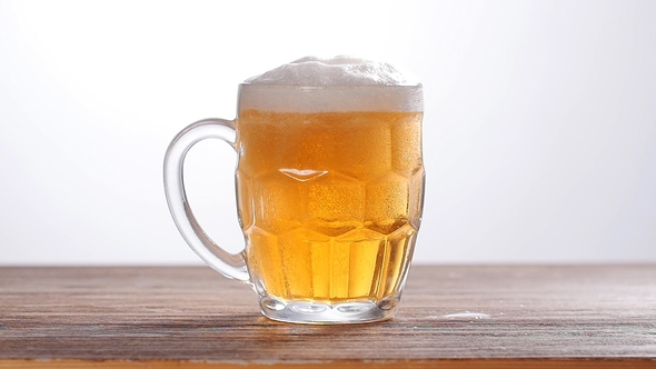 Glass of Light Beer