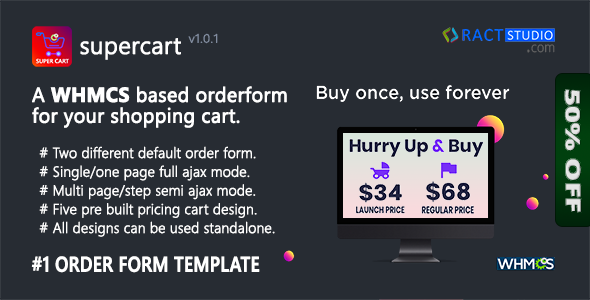 SuperCart - Ajax based WHMCS Order Form Template - Single Page & Multi Page