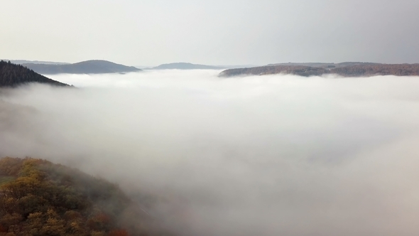 Morning Fog on Mosel Valley
