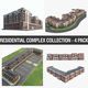 Residential Complex Collection - 4 Pack - 3DOcean Item for Sale