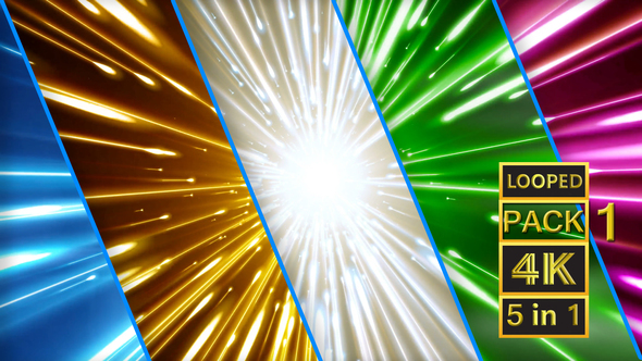 Pack of 5 Dynamic Light Tunnels alt