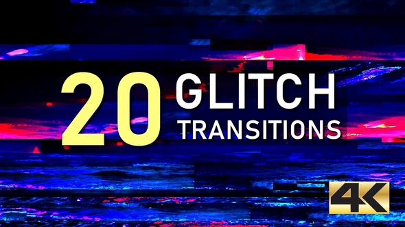 Glitch Transitions 4K alt