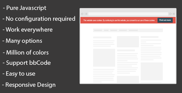 Embed Cookie - Cookie Law Generator