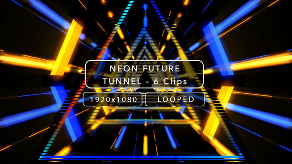 Neon Future Tunnel