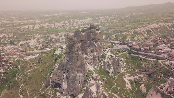 Uchisar Caves in Cappadocia