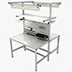 Dual adjustable working table «Island» - 3DOcean Item for Sale