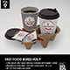 Fast Food Boxes Vol.9: Take Out Packaging Mock Ups - GraphicRiver Item for Sale