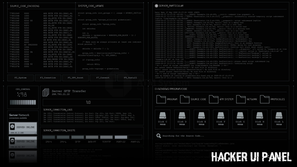 Hacker UI Panel 2 alt