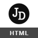 Jhone Deo Minimal Portfolio OnePage Template - ThemeForest Item for Sale