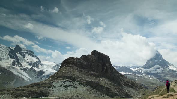 matterhorn alps switzerland mountains snow peaks ski timelapse