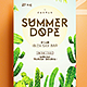 Summer Dope Flyer - GraphicRiver Item for Sale