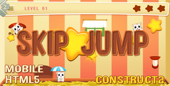 Skip Jump (C2 + C3 + HTML) Game!