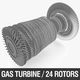 Gas Turbine Rotors - 3DOcean Item for Sale