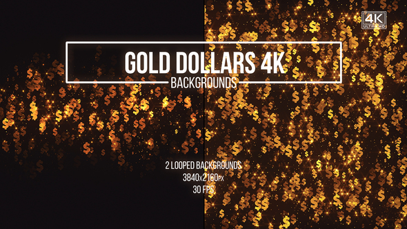 Gold Dollars Backgrounds