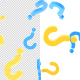Blue and Yellow Question Marks - VideoHive Item for Sale