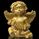 Angel statuette 3D print model - 3DOcean Item for Sale