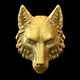 Wolf head 3D print model - 3DOcean Item for Sale