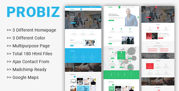 Probiz - Multipurpose Business Template