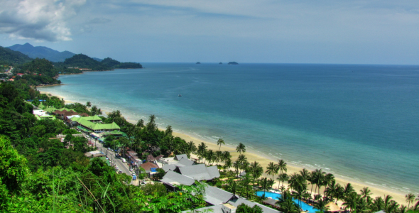 Paradise beach time lapse