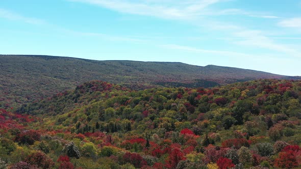 Spruce Knob-Seneca Creek Backcountry - Autumn Colors - West Virginia - Aerial