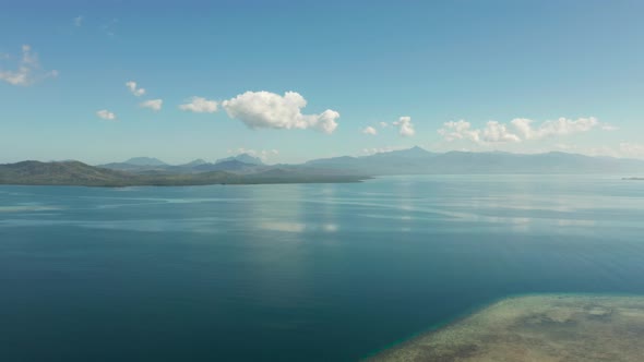 Seascape with Tropical Islands and Blue Sea, Palawan, Philippines