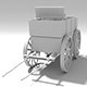 Wooden Trolley - 3DOcean Item for Sale