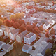 Suburbs Fall Sunset Drone Footage 4K - VideoHive Item for Sale